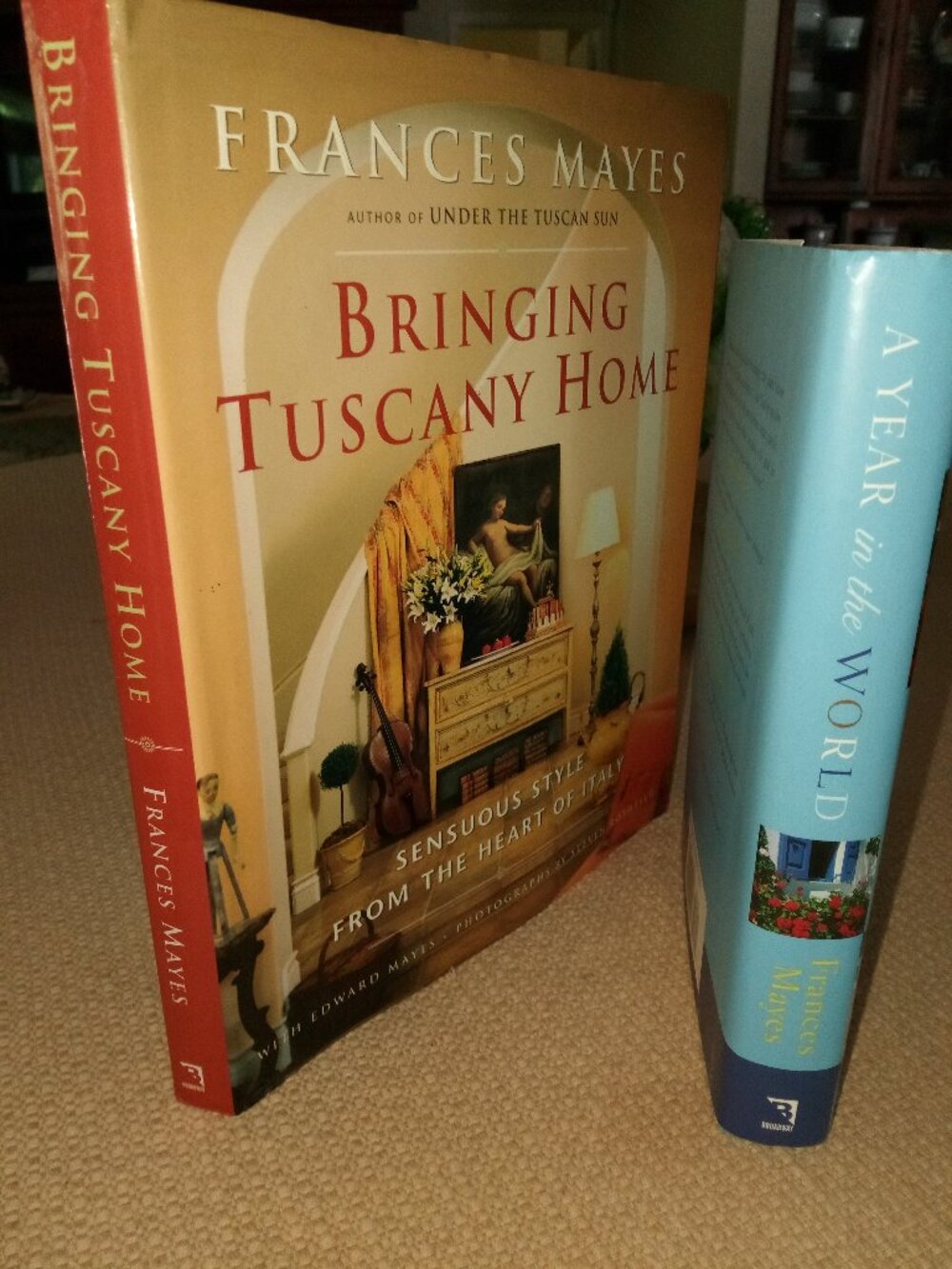 2 Hard cover Frances Mayes Books